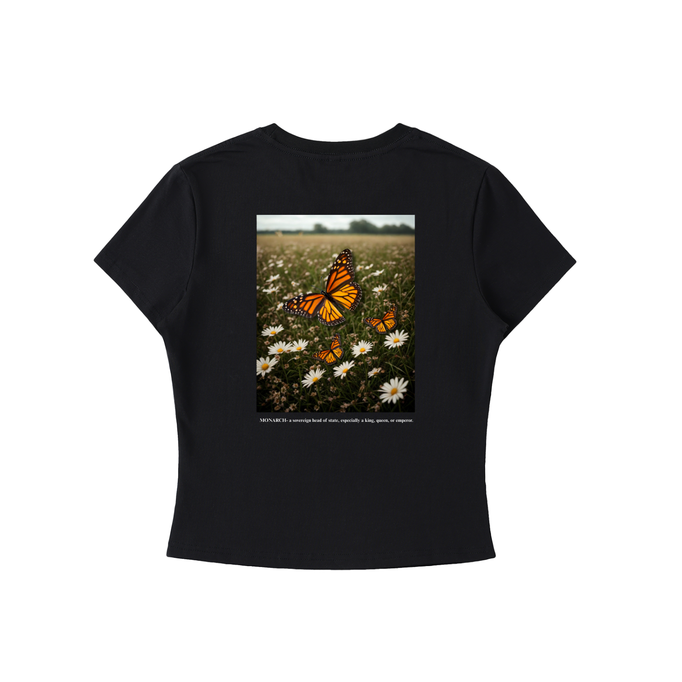 MNRCH Crew Collection - Definitive Tee Onyx (Cropped)