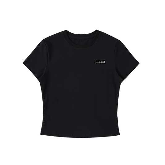 MNRCH Crew Collection - Definitive Tee Onyx (Cropped)