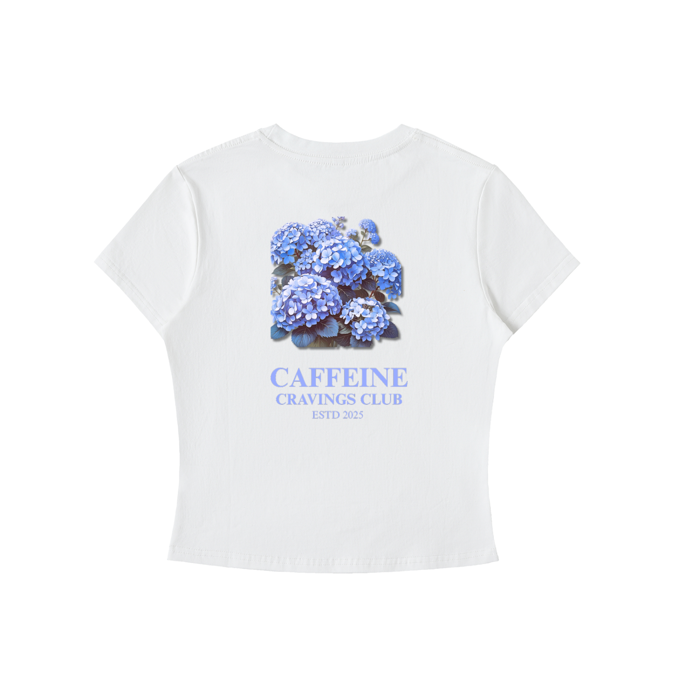 Bytes Caffeine Cravings Club - Blue Hydrangea (Cropped)