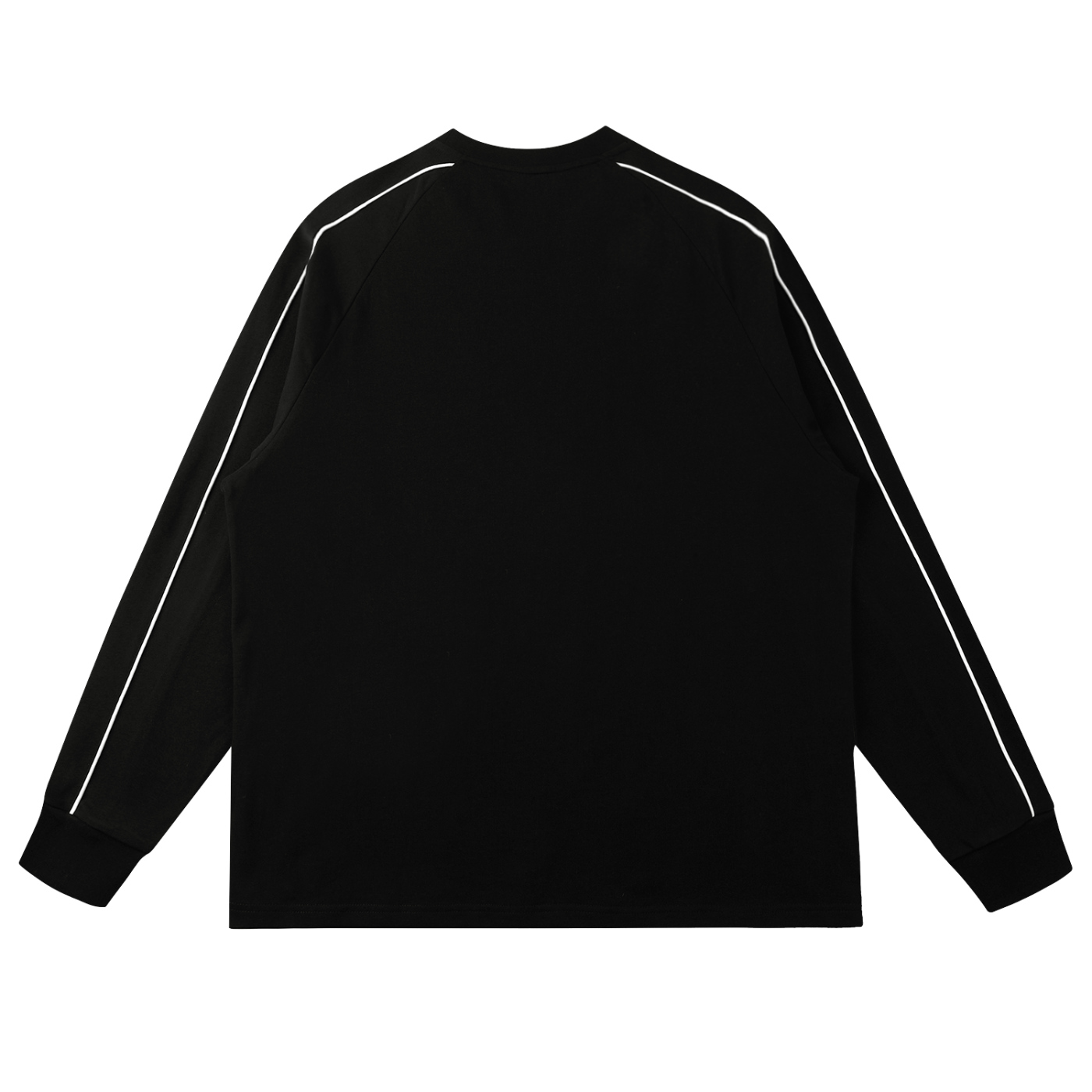 Bytes Contrast Panel Raglan Sweatshirt - B/W